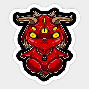 the demons cartoon Sticker